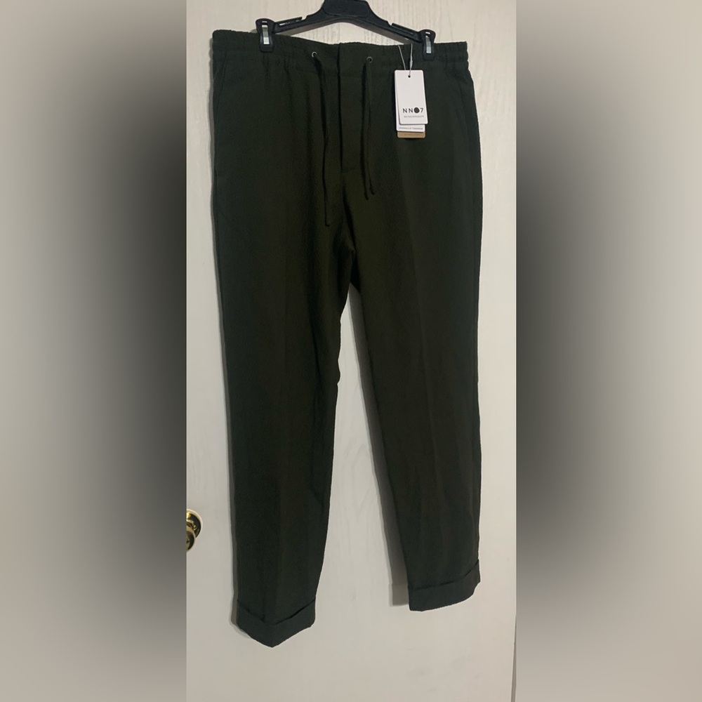 NN.07 NO NATIONALITY Sebastian Army Green Drawstring Pants NWT